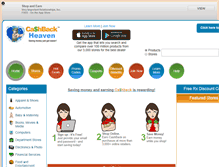 Tablet Screenshot of cashbackheavenbeta.com